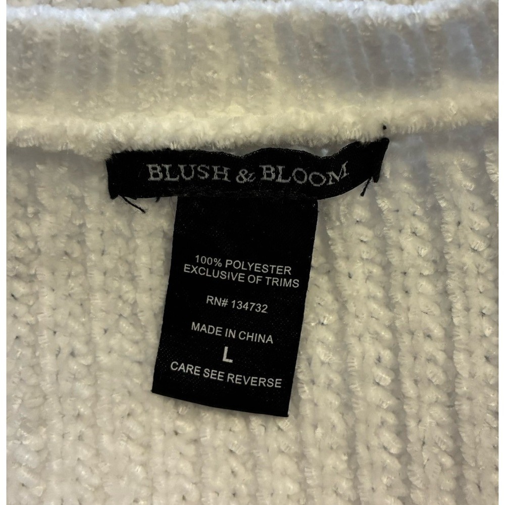Blush & Bloom Womens Sweater Striped Pullover Size Large - Picture 5 of 5